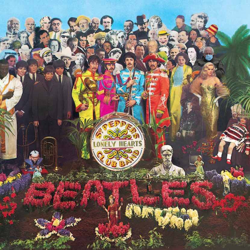 unfazed bernie memes - sgt pepper's lonely hearts club band - . Credere Ers The Lonely Hearts Sand
