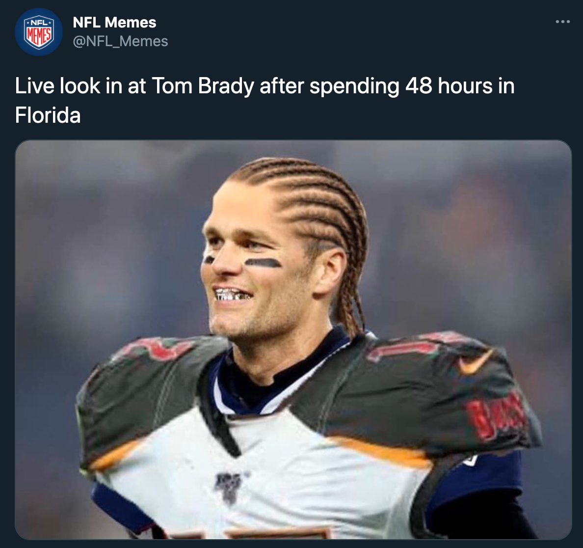 tom brady florida meme - Nel Nfl Memes Live look in at Tom Brady after spending 48 hours in Florida