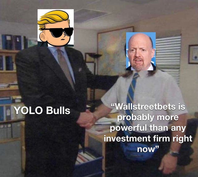 wallstreetbets-memes michael scott ed truck - Yolo Bulls Wallstreetbets is probably more powerful than any investment firm right now"