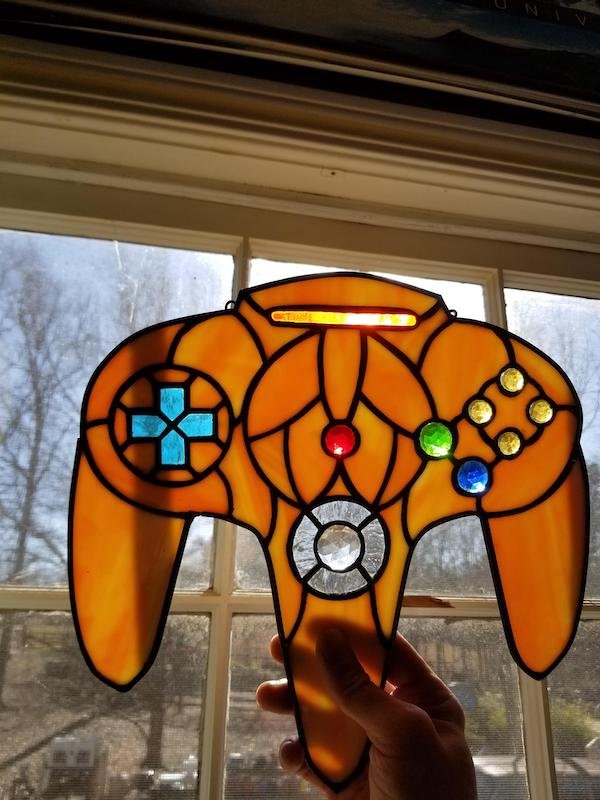 gaming memes and pics - stained glass