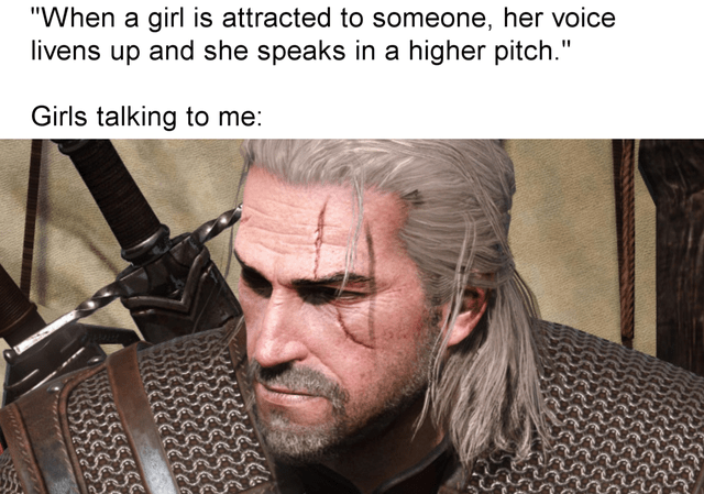 witcher 2 vs witcher 3 graphics - "When a girl is attracted to someone, her voice livens up and she speaks in a higher pitch." Girls talking to me