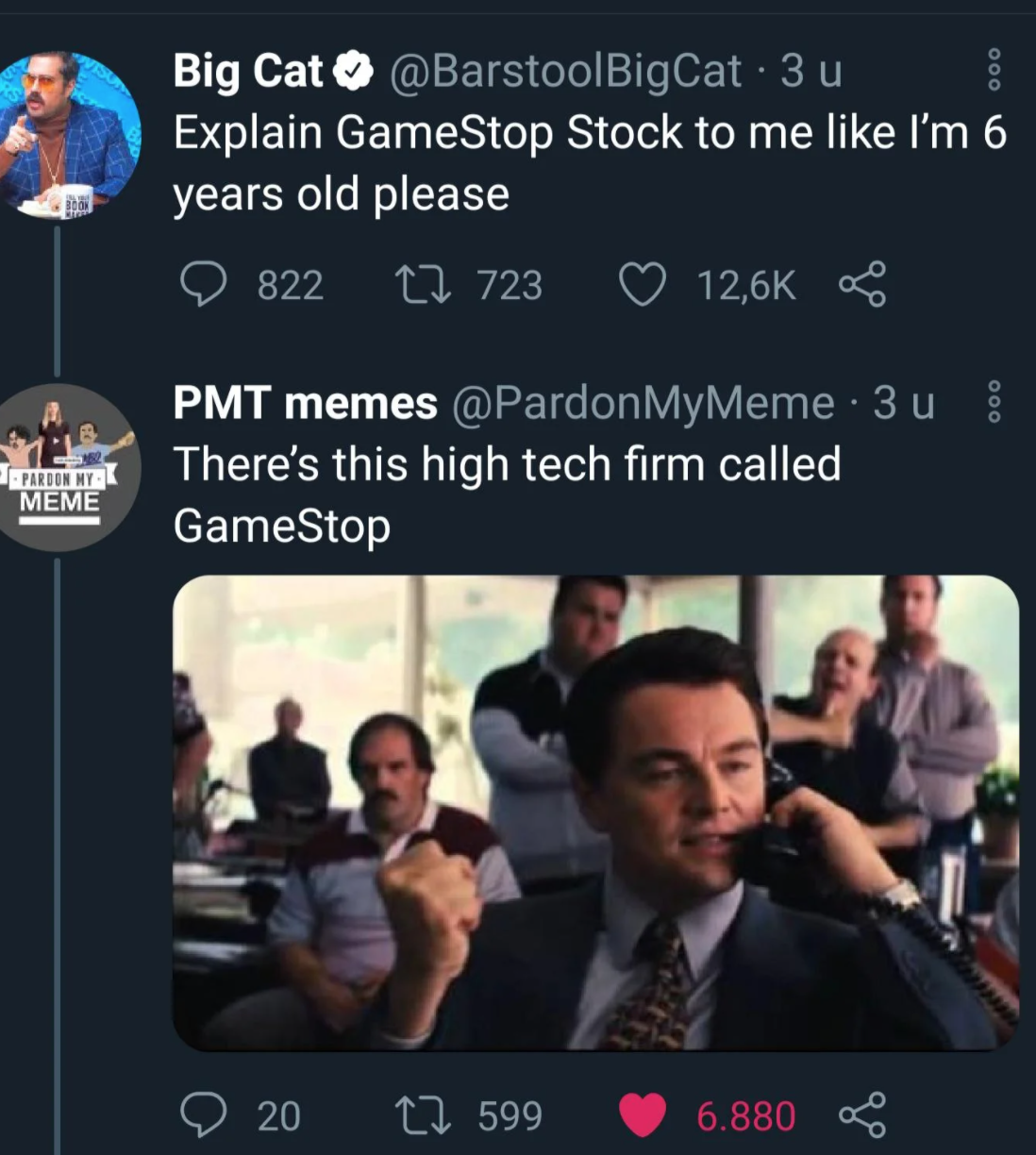 kodak stock meme - 000 Big Cat~ . 3 u Explain GameStop Stock to me I'm 6 years old please 8222 723 Pilih Meme Pmt memes MyMeme 3 u There's this high tech firm called GameStop 20 2 599 6.880 og
