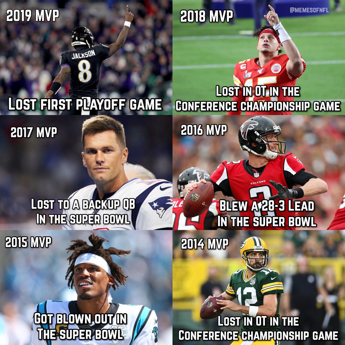 gaming urban legends - 2019 Mvp 2018 Mvp Savens Jackson 00 Lost In Ot In The Lost First Playoff Game Conference Championship Game 2017 Mvp 2016 Mvp Falcons Lost To A Backup Qb In The Super Bowl Blew A 283 Lead In The Super Bowl 2015 Mvp 2014 Mvp Got Blown