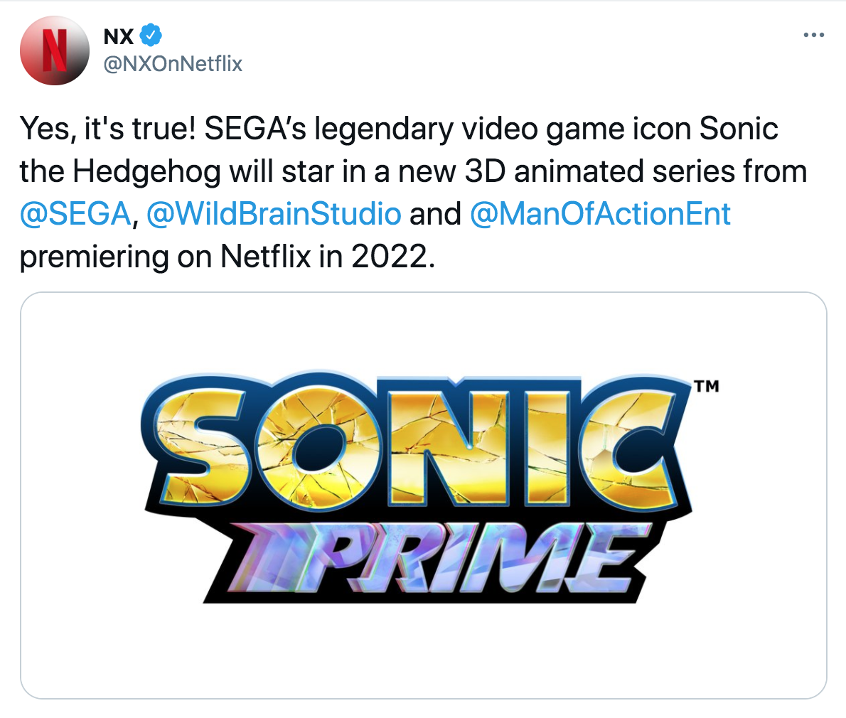 Sonic the Hedgehog is Coming to Netflix With 3D Animated Show 'Sonic Prime'  - Ftw Gallery