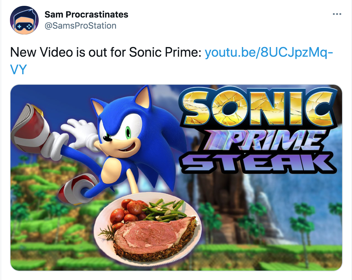 Sonic Prime Netflix - New Video is out for Sonic Prime youtu.be8UCJpZMq Vy Sonic Prime Steak