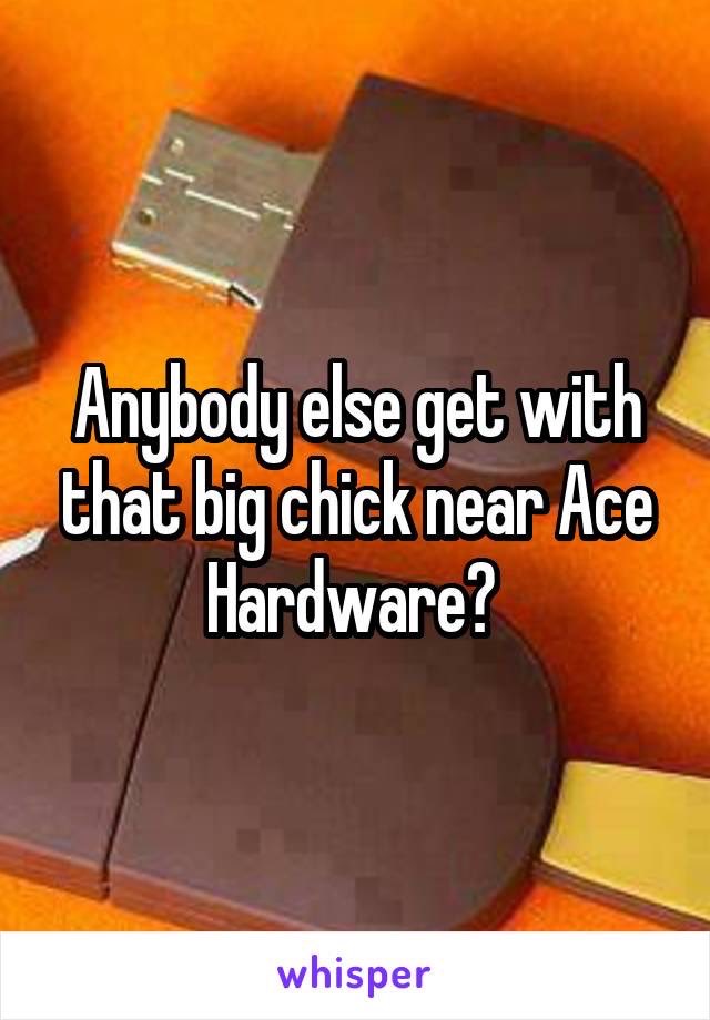 jon peddie research - Anybody else get with that big chick near Ace Hardware? whisper