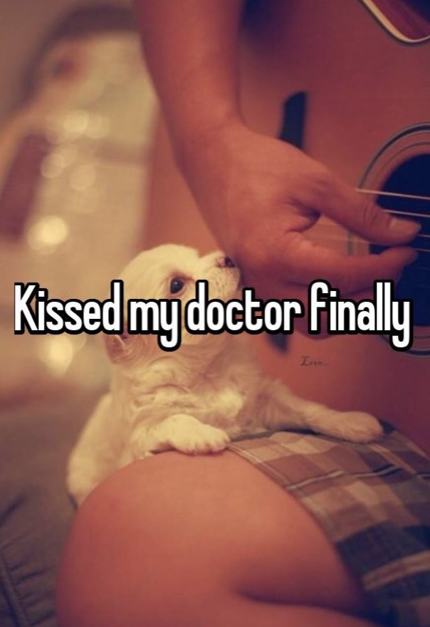 guitar & dog kiss - Kissed my doctor finally I