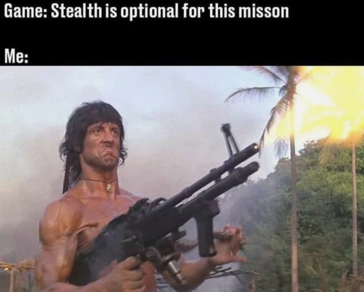 stealth is optional - Game Stealth is optional for this misson Me