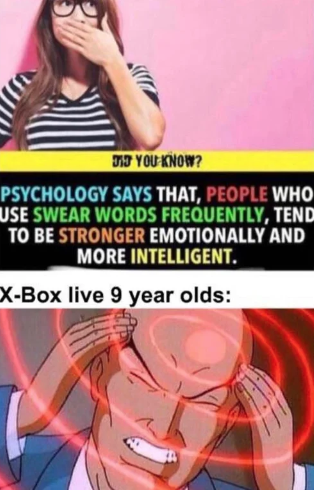 obama's last name - 313 You Know? Psychology Says That, People Who Use Swear Words Frequently, Tend To Be Stronger Emotionally And More Intelligent. XBox live 9 year olds