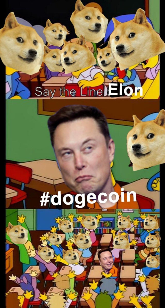 dogecoin-memes-bart - Say the Line Elon