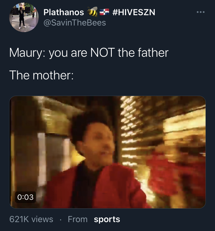 the weekend halftime show mirrors lights memes - photo caption - Plathanos D Maury you are Not the father The mother 6216 views . From sports