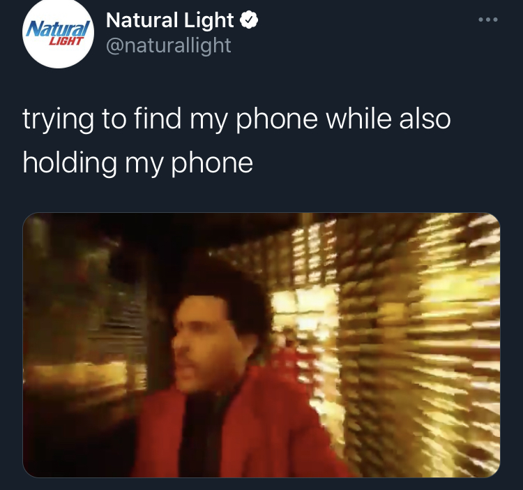 the weekend halftime show mirrors lights memes - presentation - Natural Natural Light Light trying to find my phone while also holding my phone