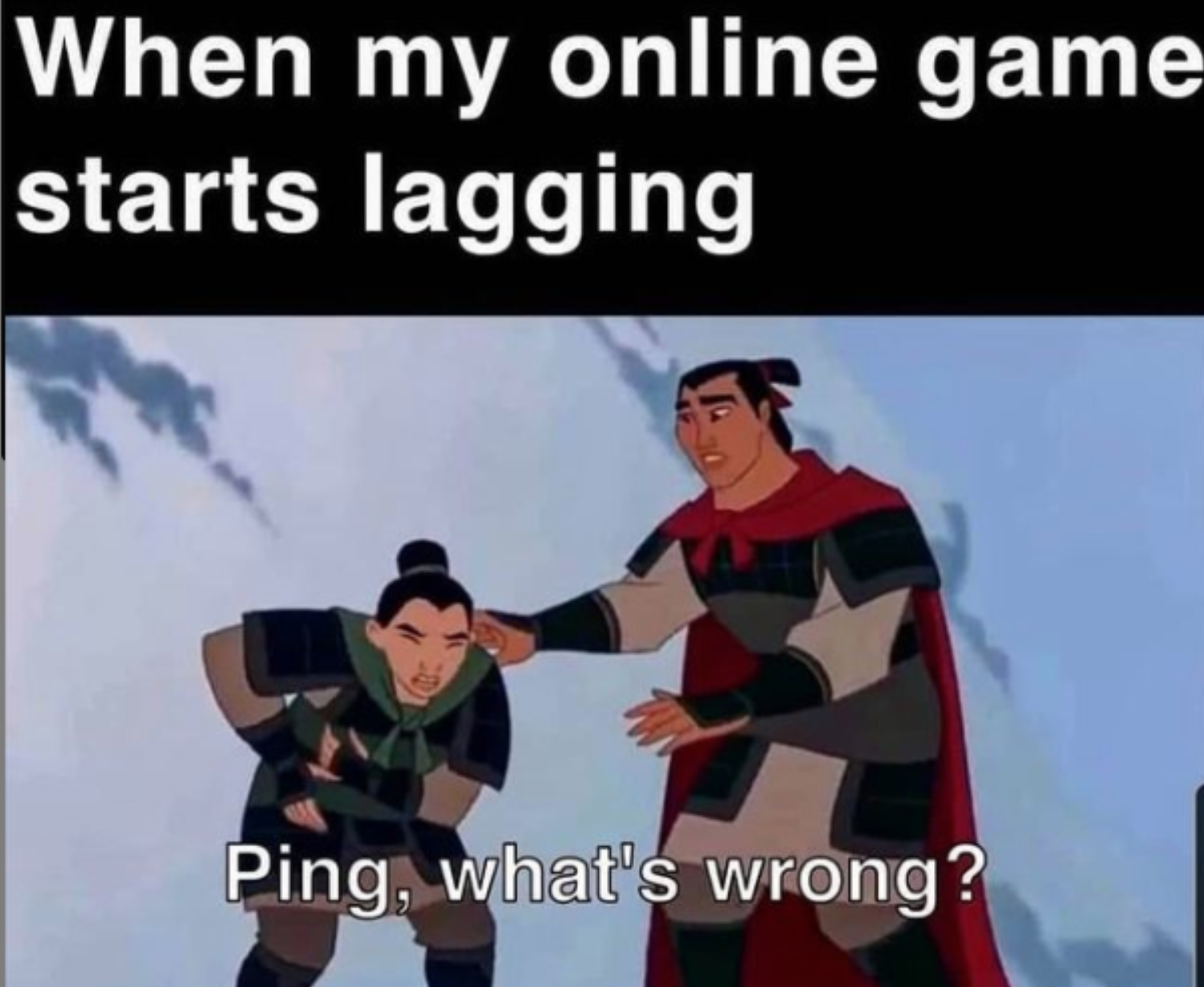 gaming memes - Online game - When my online game starts lagging Ping, what's wrong?
