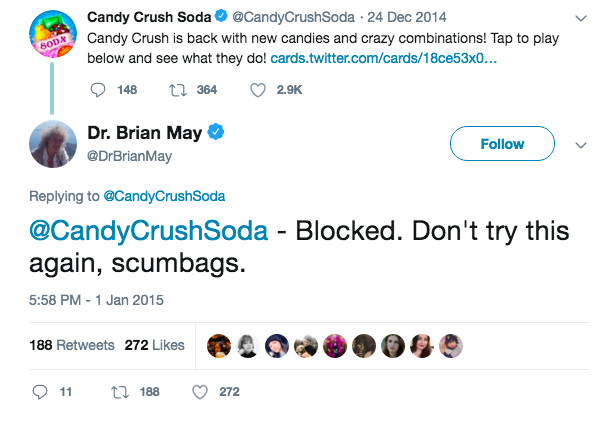 funny old people technology fails - Candy Crush is back with new candies and crazy combinations! - Dr. Brian May  Blocked. Don't try this again, scumbags