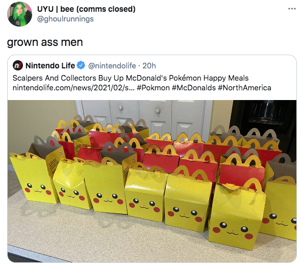 McDonald's Happy Meal Scalpers - grown ass men
