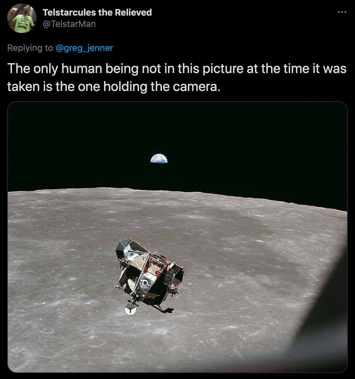cool facts - The only human being not in this picture at the time it was taken is the one holding the camera.