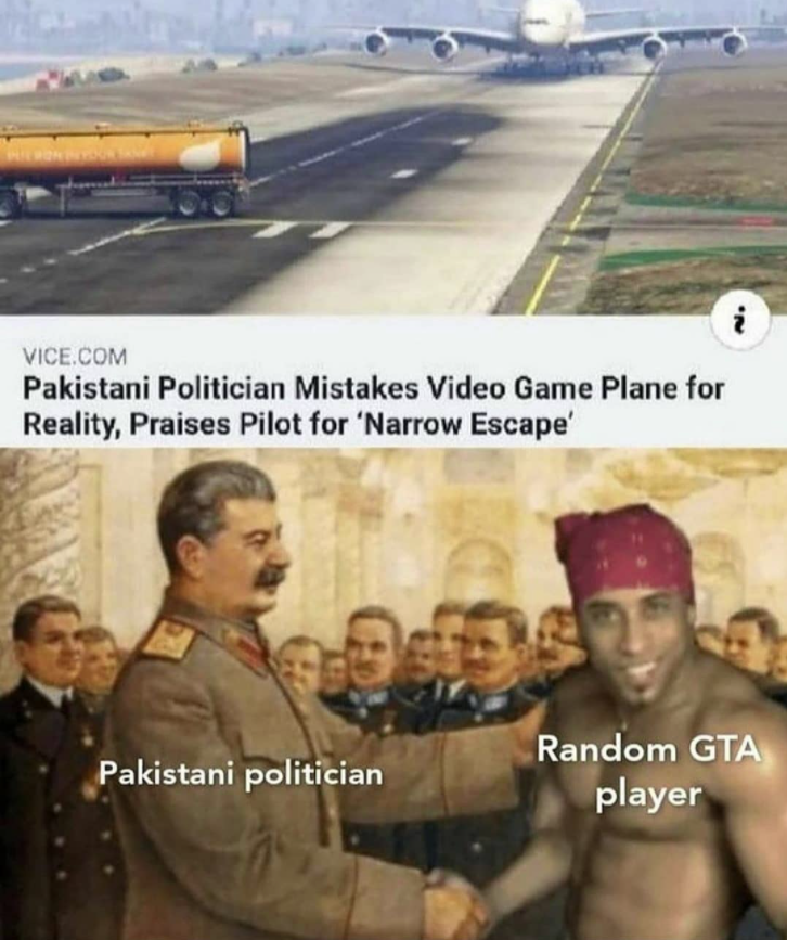 ricardo milos and joseph stalin - Vice.Com Pakistani Politician Mistakes Video Game Plane for Reality, Praises Pilot for 'Narrow Escape Pakistani politician Random Gta player