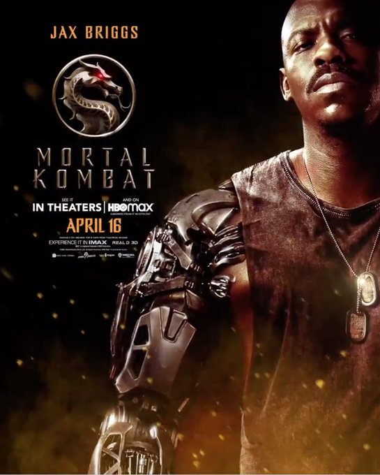 action film - Jax Briggs Mortal Kombat In Theaters Hbomax April 16 Seet And On Experience It Inimax Reald 10 Bin
