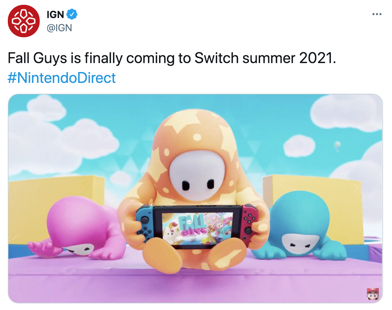 Fall Guys coming to Switch this summer