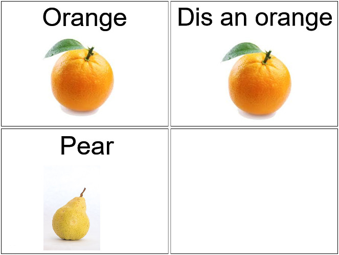 funny memes - Orange Dis an orange Pear disappear pun meme