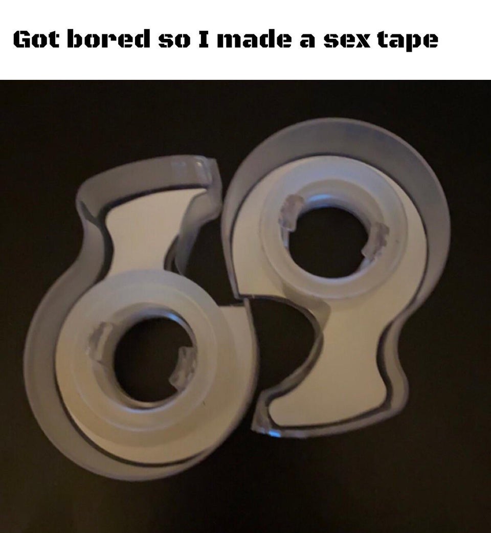 funny memes - Got bored so I made a sex tape with tape dispensers