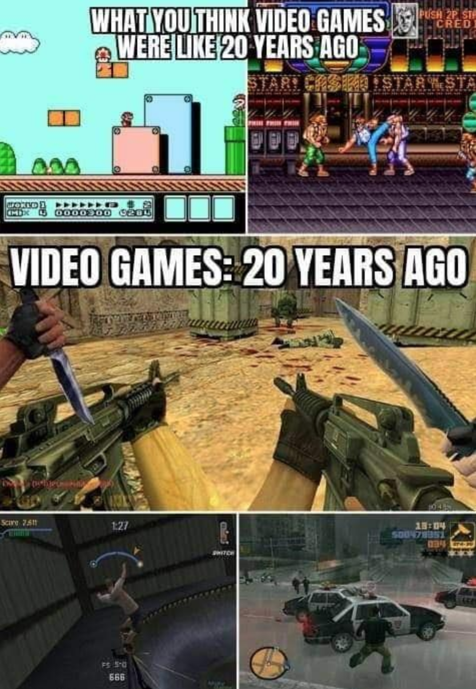 video game memes - Pes Creol What You Think Video Games Were 20 Years Ago Stari Cesto Istar Od Video Games 20 Years Ago 1818 Stest Ske
