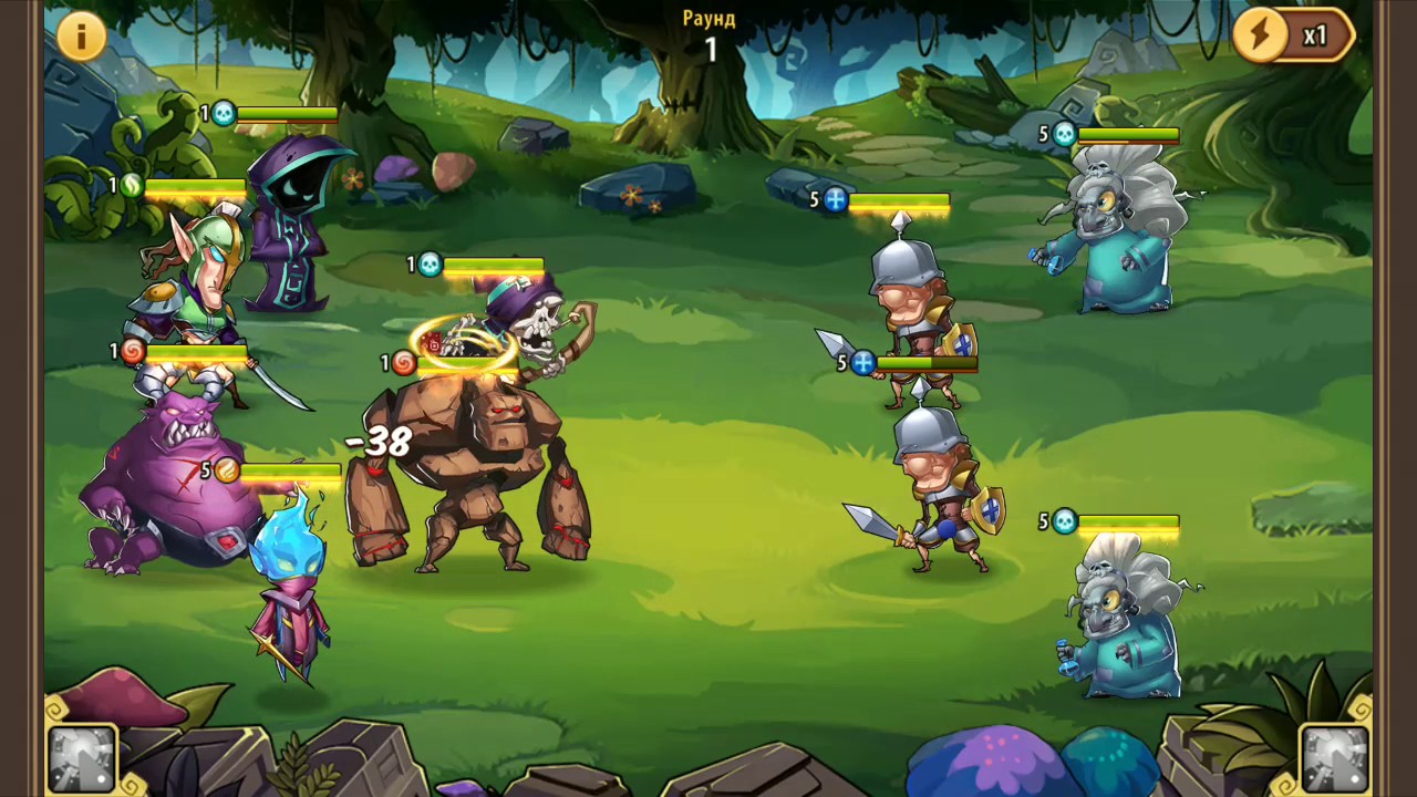 mobile game ads - Idle Heroes gameplay