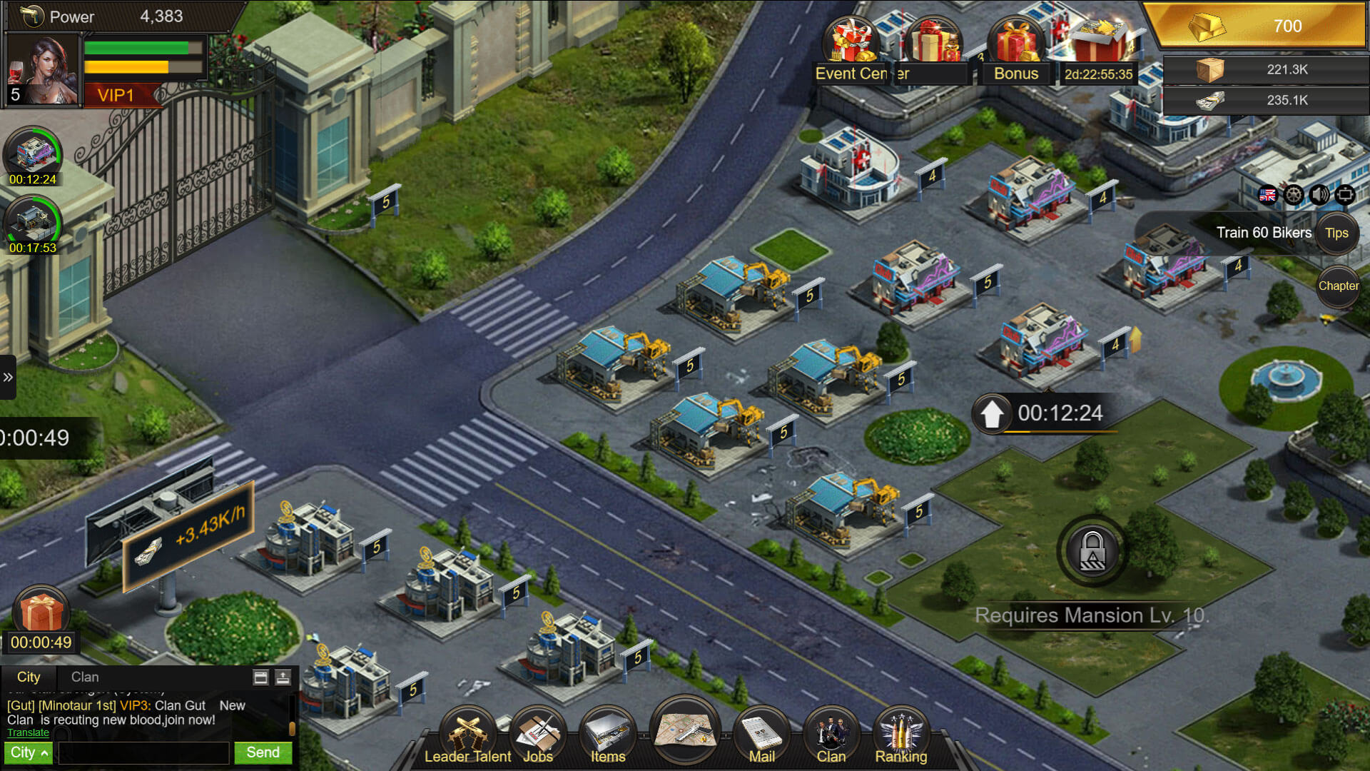 mobile game ads - Mafia City gameplay