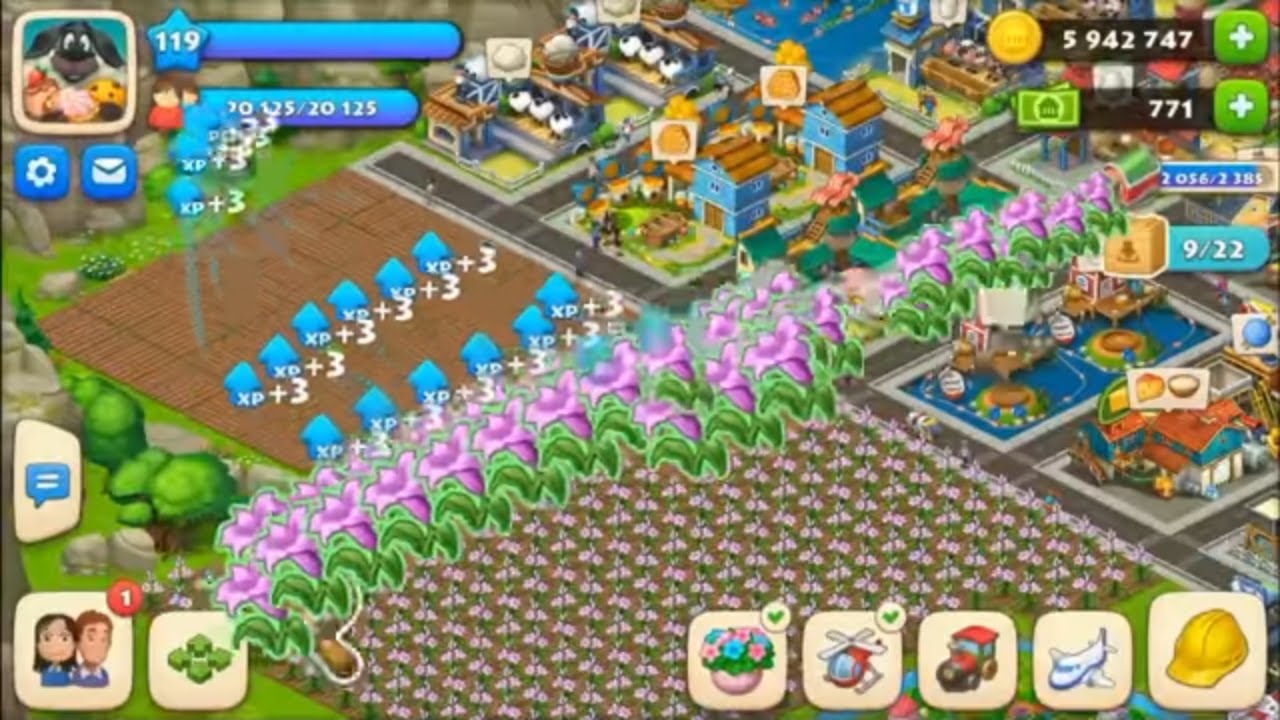 mobile game ads - Township gameplay