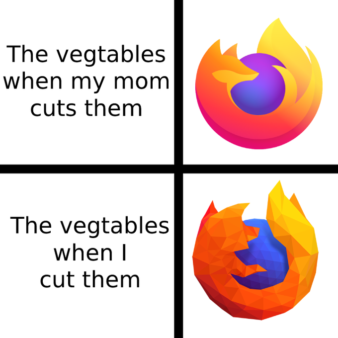 gaming memes - clip art - The vegtables when my mom cuts them The vegtables when I cut them