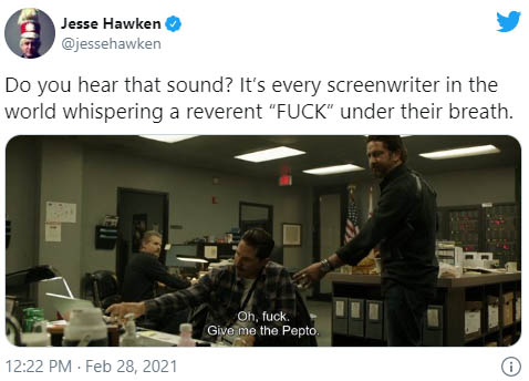 wandavision-memes-security - Jesse Hawken Do you hear that sound? It's every screenwriter in the world whispering a reverent "Fuck" under their breath. Oh, fuck. Give me the Pepto . i