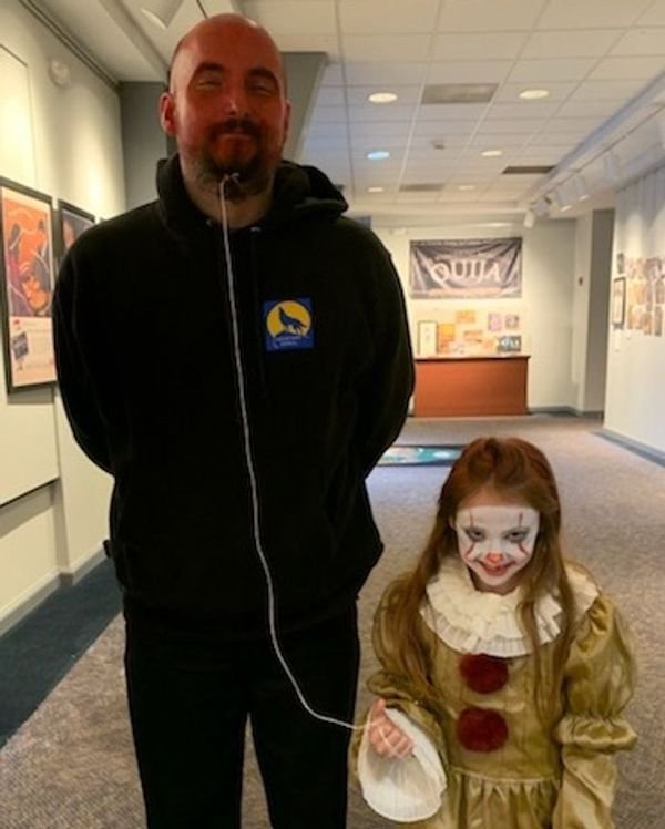 awesome parents - cute father daughter costume - Oujia