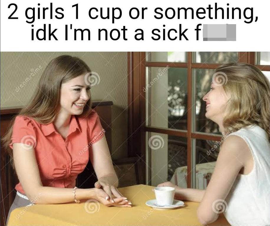 funny memes -- 2 girls 1 cup or something idk I'm not a sick fuck