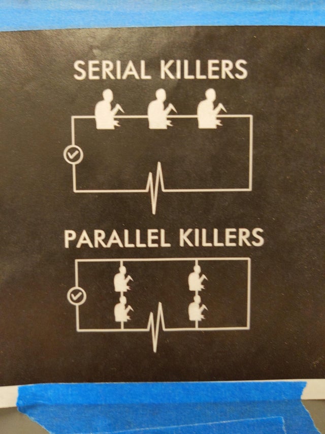 funny pics - Serial Killers Parallel Killers