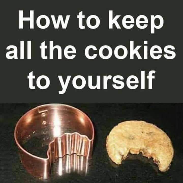 funny dumb life hacks - How to keep all the cookies to yourself