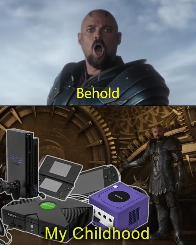 dnd character meme - Behold Fse Xbox My Childhood