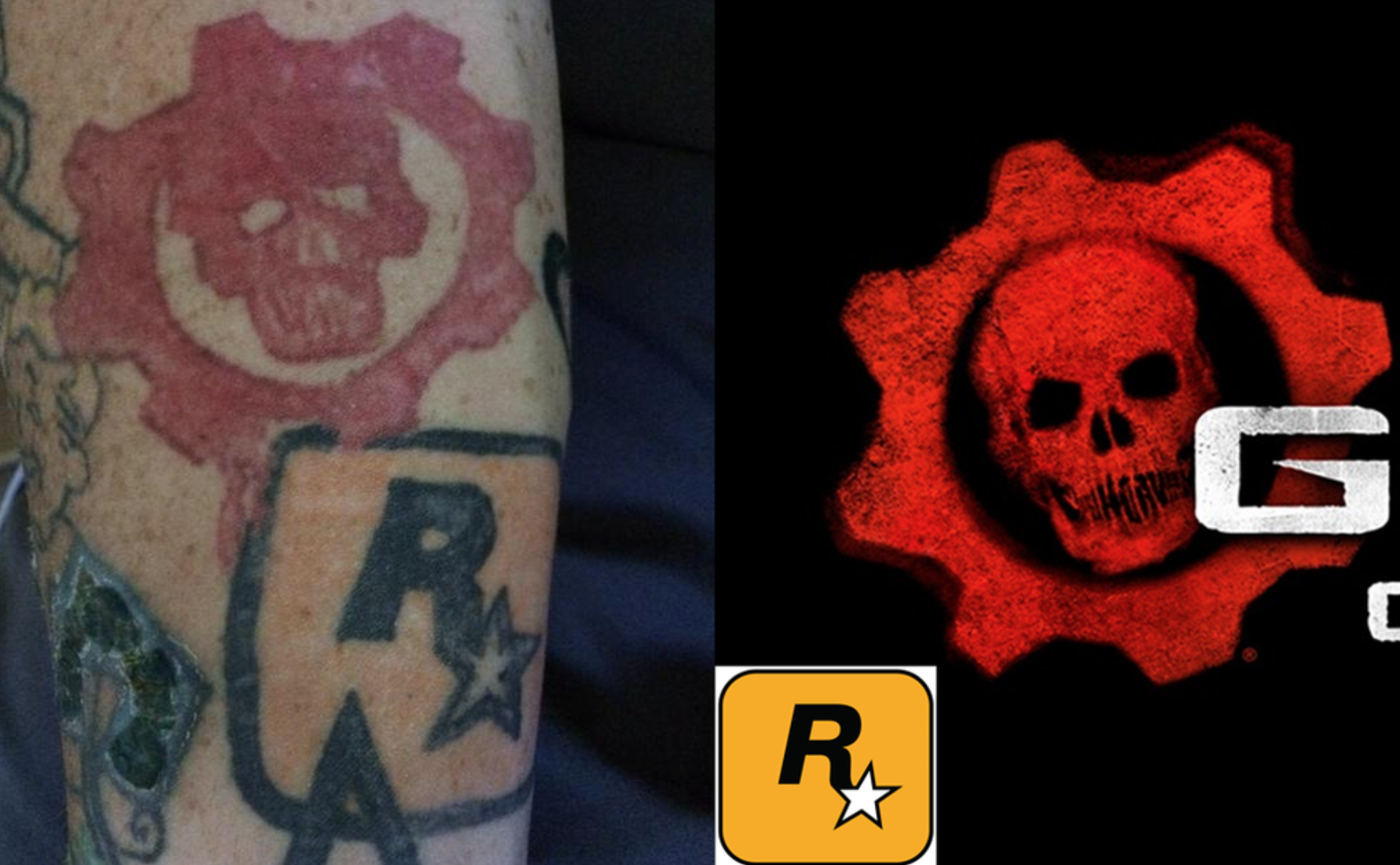 terrible gamer tattoos G R C Rl