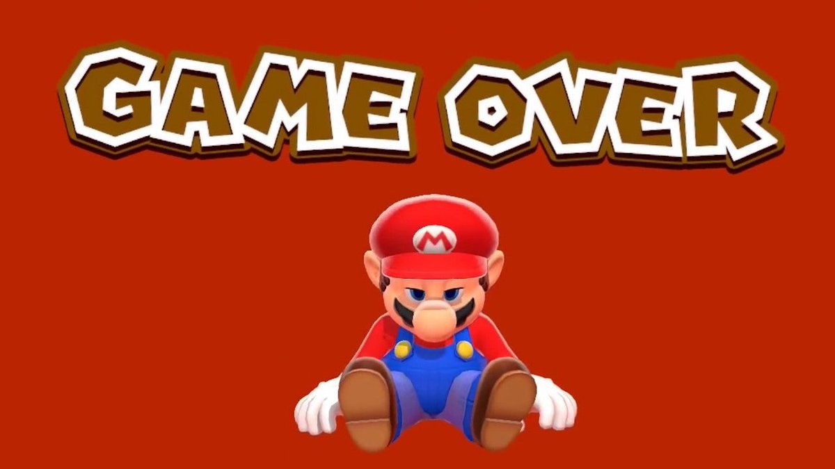 March 31 Mario Dies - Game Over