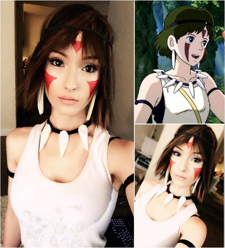 awesome pics - cosplay sexy princesa mononoke