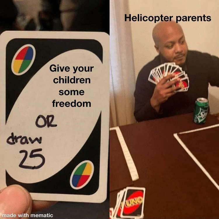 aew meme - Helicopter parents Give your Vitus children some freedom Or draw 25 ung made with mematic