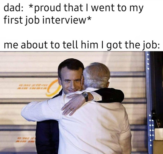 wholesome-posts shoulder - dad proud that I went to my first job interview me about to tell him I got the job