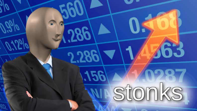 stocks meme - O 1560 0.9% 1.286 A 0.168 0.12% 2.286 1.4563 156 1 0287 Wastonks