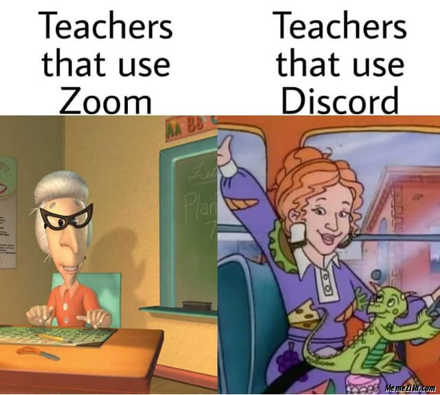 funny gaming memes - teachers that use zoom teachers that use discord - Teachers that use Zoom Teachers that use Discord 3 Meme zile.com