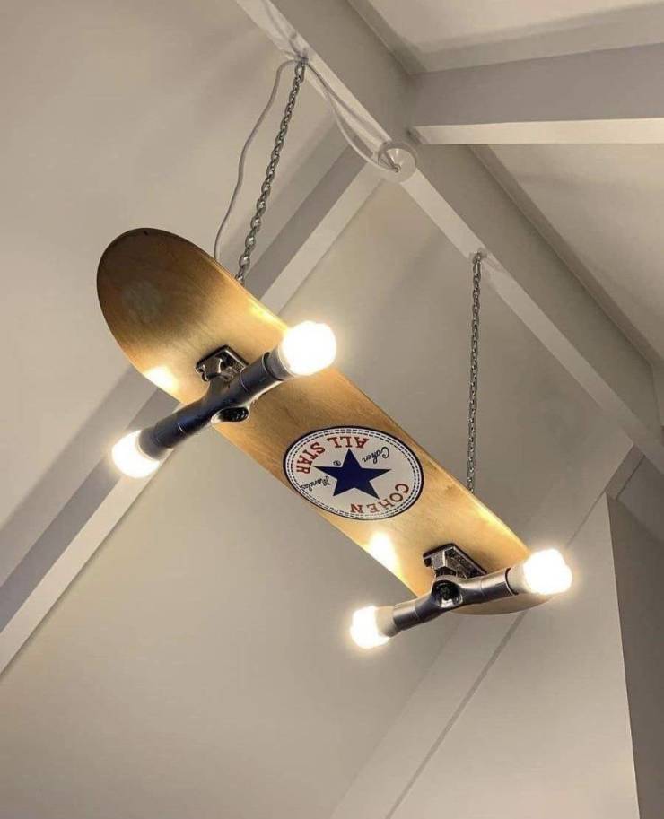cool random pics - skateboard lampe - Cohen Star All