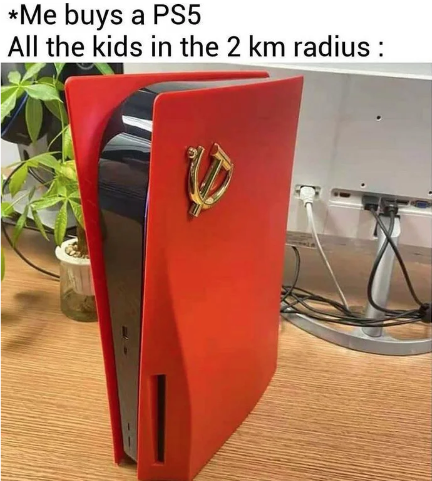 funny gaming memes - PlayStation 5 - Me buys a PS5 All the kids in the 2 km radius