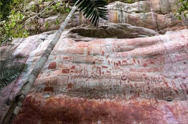 colombia rock paintings