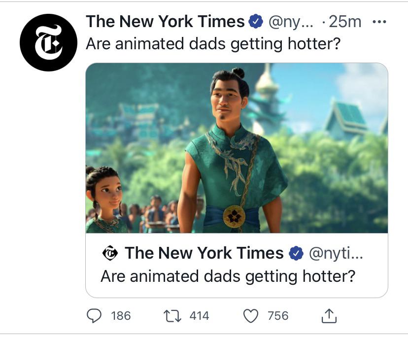 cringe pics - video - & The New York Times ... 25m Are animated dads getting hotter? The New York Times ... Are animated dads getting hotter? 186 27 414 756 1