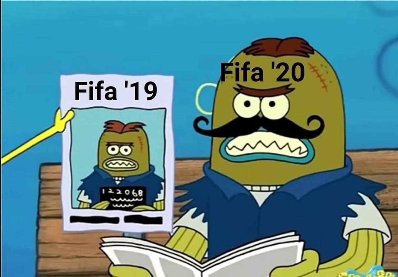 funny gaming memes - fifa same game every year meme - Fifa '19 Fifa 20 cod Oo 122068