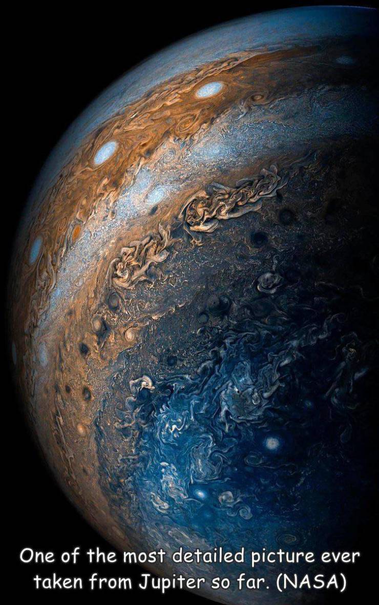 awesome pics and funny randoms - jupiter juno - co ever One of the most detailed picture taken from Jupiter so far. Nasa
