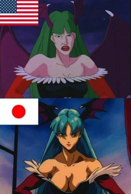 funny gaming memes - darkstalkers cartoon morrigan